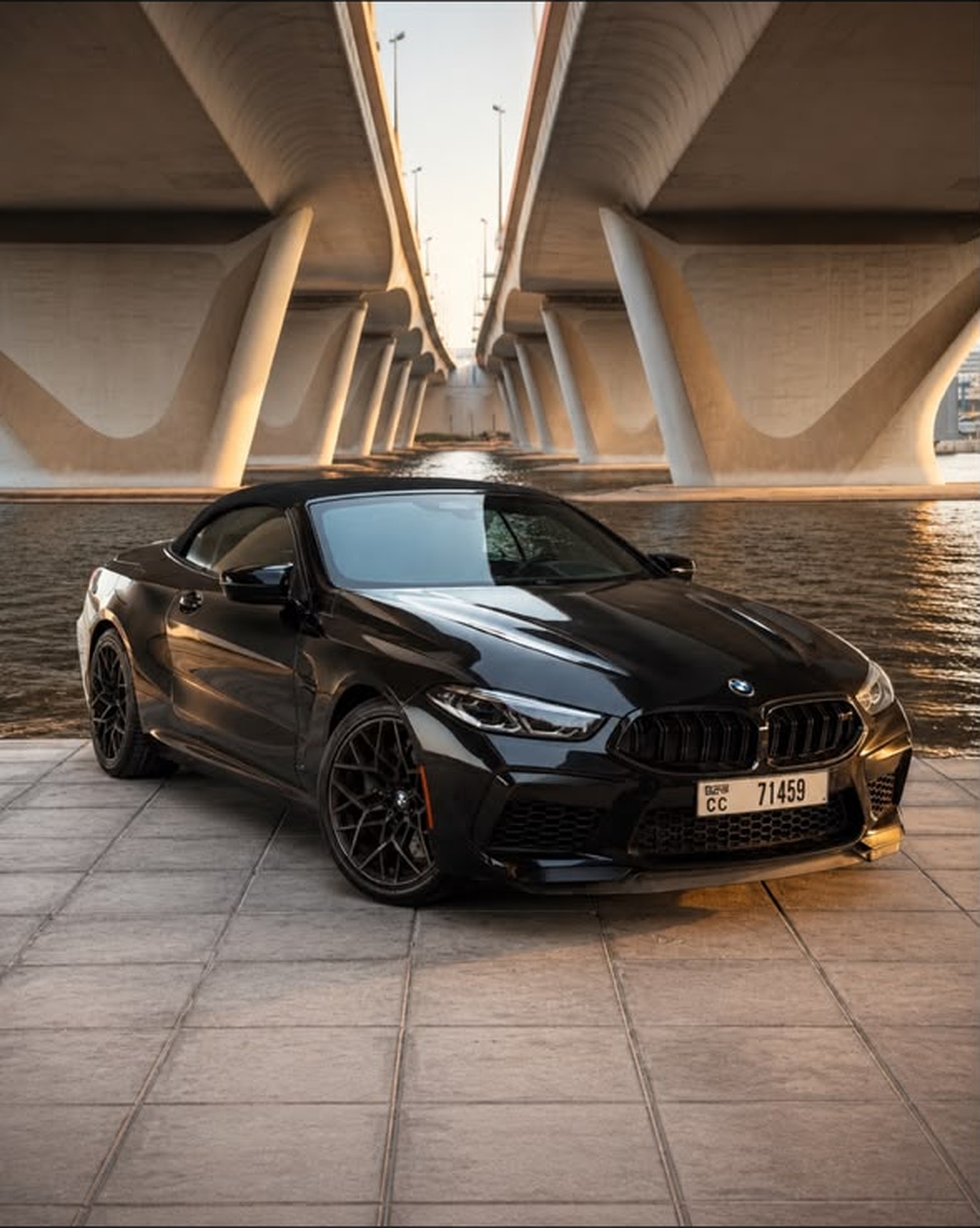 BMW M8 Competition Convertible – Black Sapphire – Black Merino
