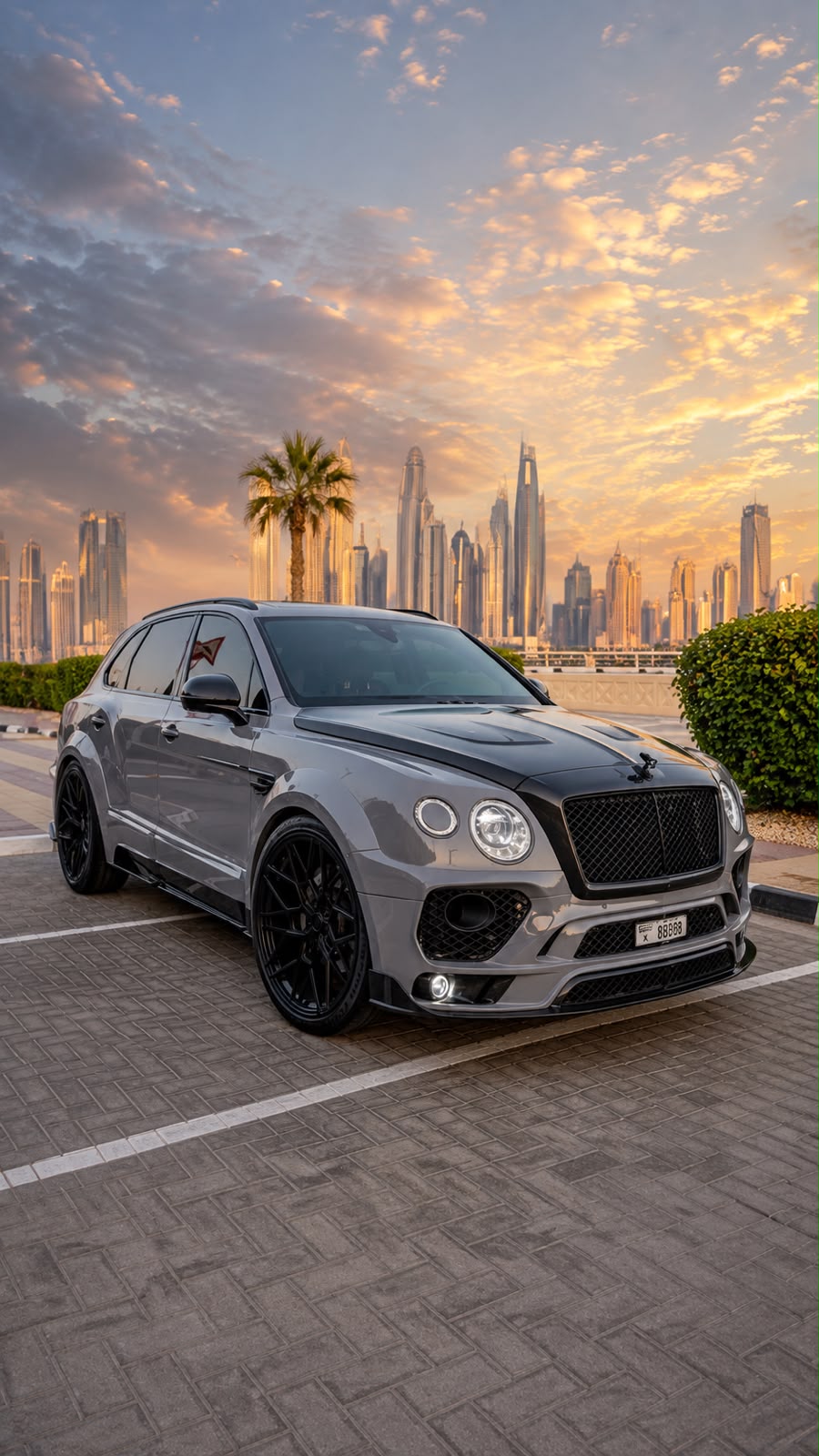 Bentley Bentayga Mansory – Storm Grey – Black Hide