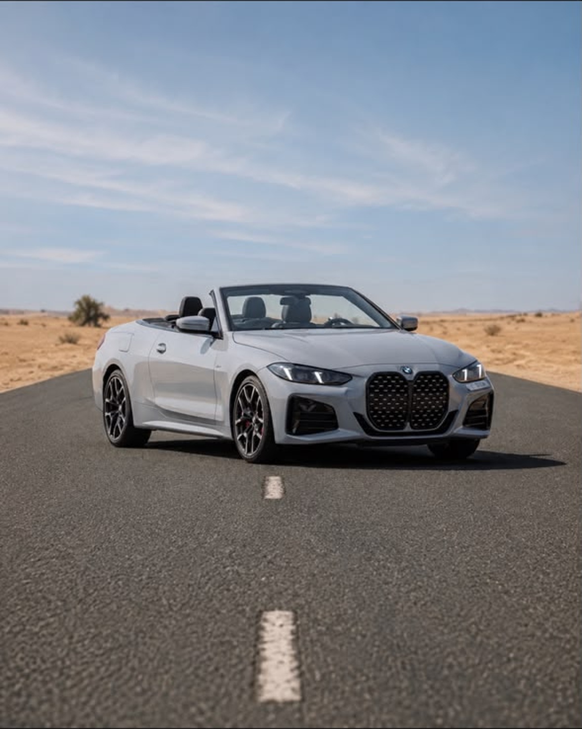 BMW 430i Convertible M Sport – Brooklyn Grey – Cognac Vernasca