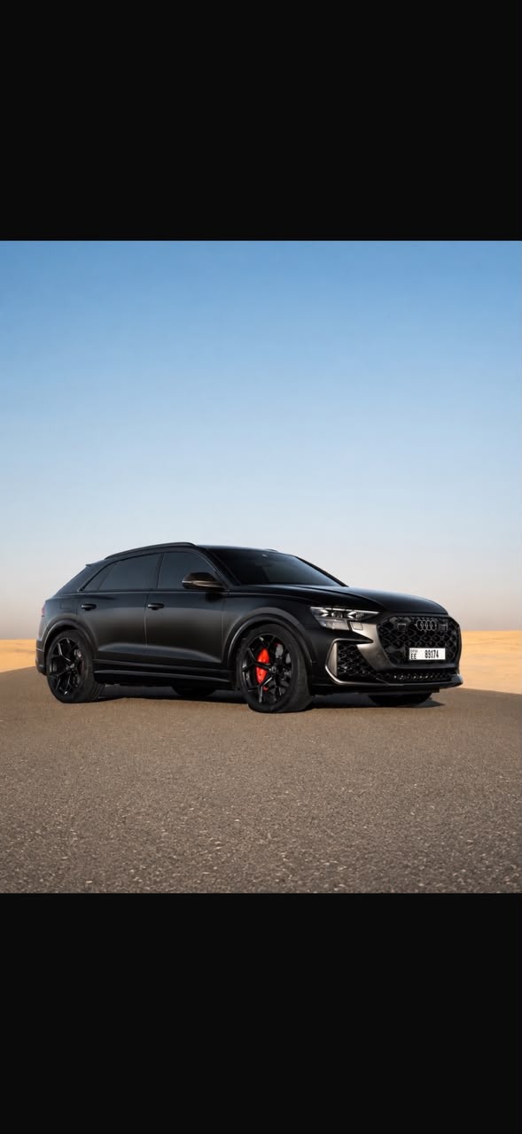 Audi RS Q8 Performance – Mythos Black Matte – Red Nappa