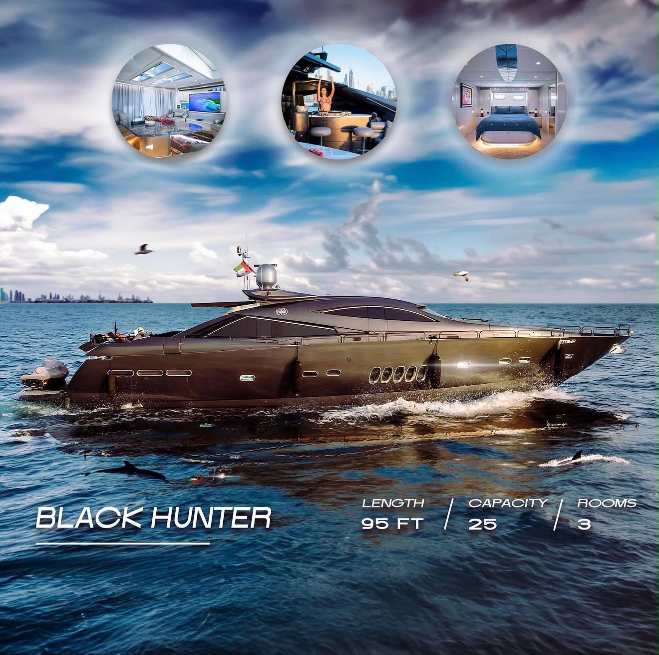 BLACK HUNTER 95 — 1