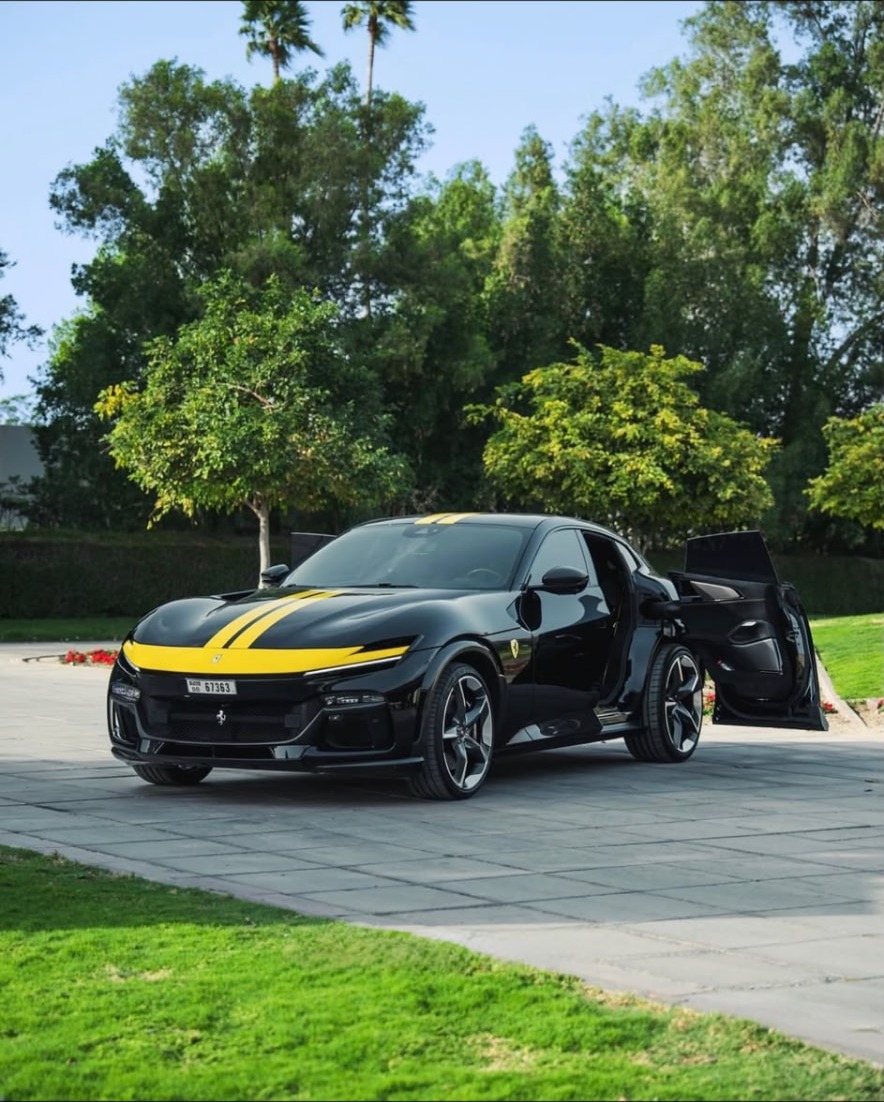 Ferrari Purosangue – Nero – Giallo Livery