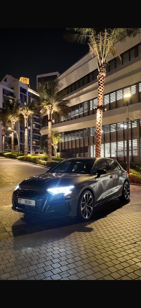 Audi S3 Sportback – Daytona Grey – Black Red Stitch