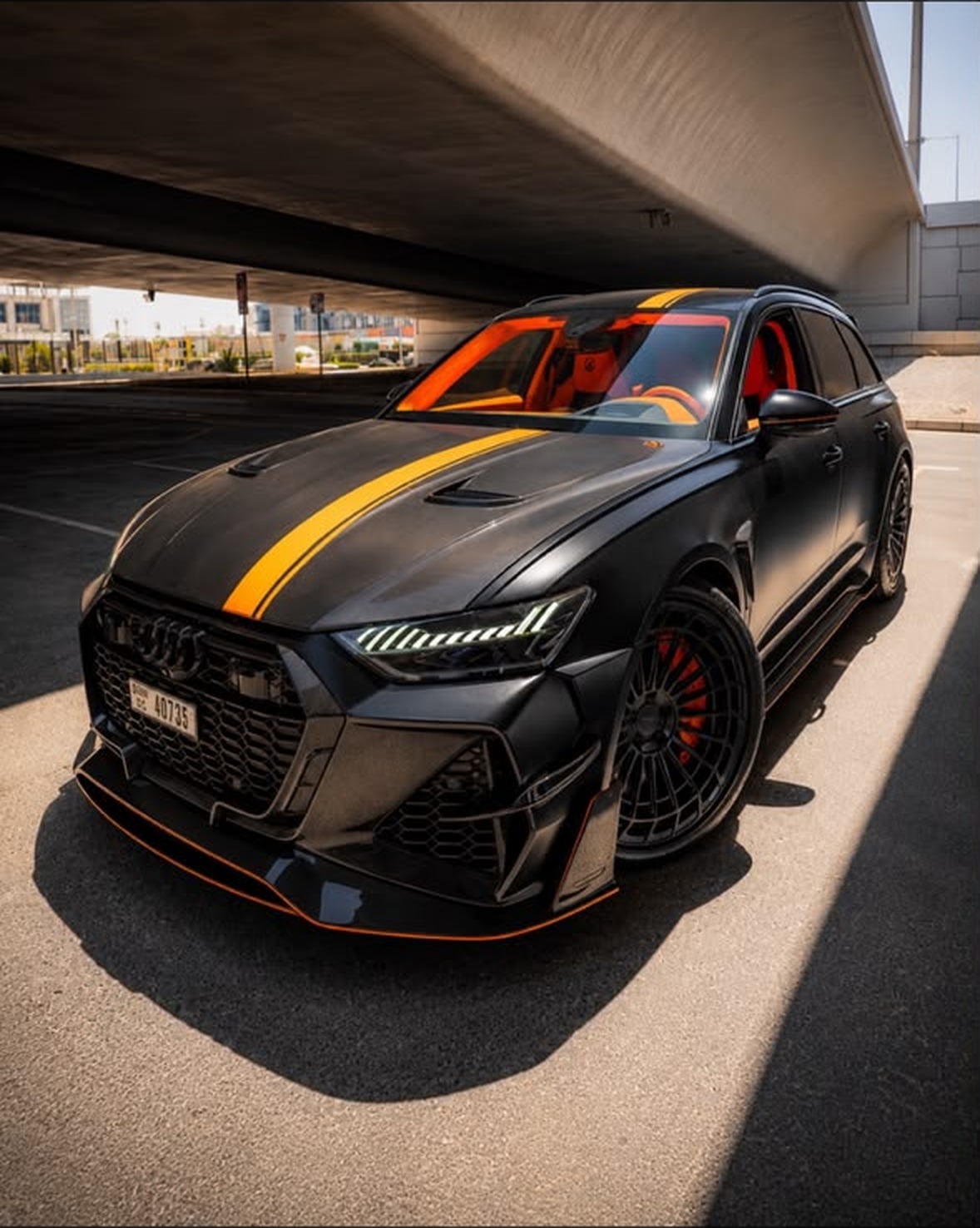 Audi RS 6 Avant Mansory – Matte Black – Orange Edition