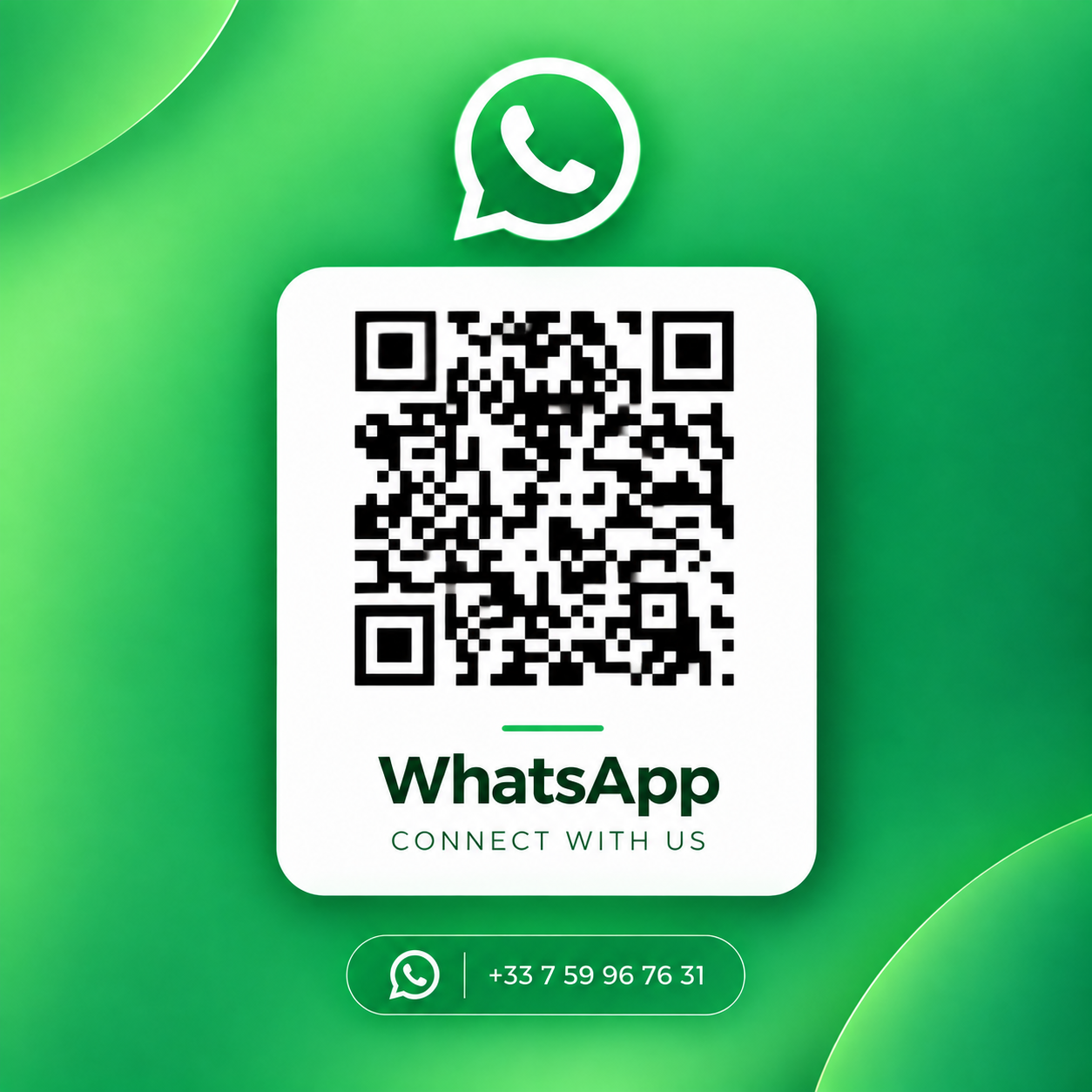 WhatsApp QR code