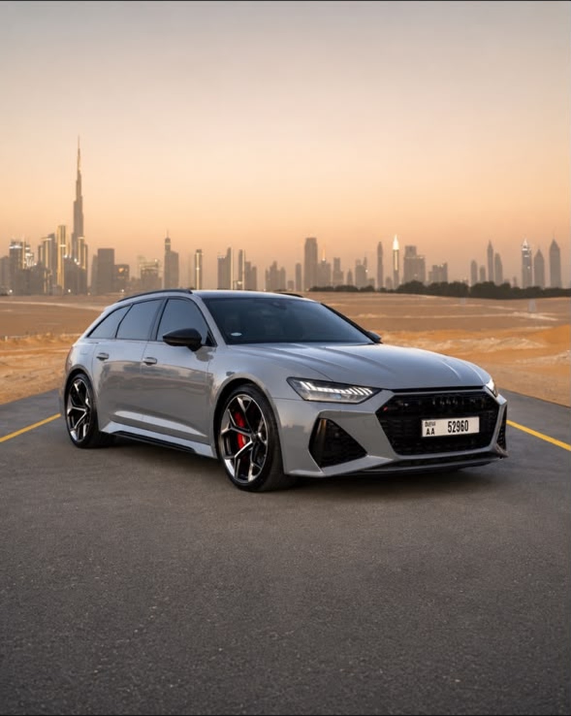 Audi RS 6 Avant Performance – Nardo Grey – Black RS Blue